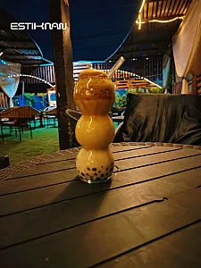 Boba iced coffee